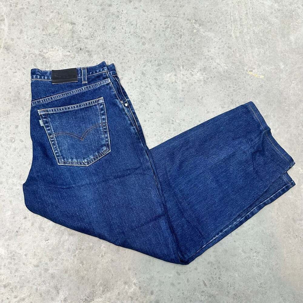 Levi's SilverTab Baggy Dark Wash Denim Jeans -  38x32
